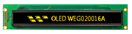 4.9インチ　200 x 16　COB　6800　グラフィック/Graphic　有機ELディスプレイ　有機ELモジュール　OLED Display　OLED Module