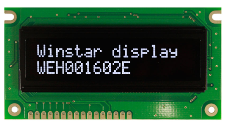 2.29インチ　16文字 x 2行　COB　6800,8080,SPI　キャラクター/Character　有機ELディスプレイ　有機ELモジュール　OLED Display　OLED Module