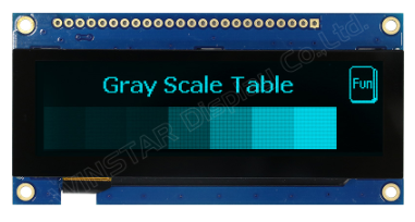 3.12インチ　256 x 64　COF+PCB+Frame　6800,8080,SPI　グラフィック/Graphic　グレースケール/Grayscale　静電容量方式タッチパネル/Capacitive Touch Panel　有機ELディスプレイ　有機ELモジュール　OLED Display　OLED Module