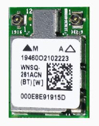 802.11ac/a/b/g/n M.2 LGA Type 1216 Module (WiFi 5), Qualcomm QCA6174A-5, 2T2R