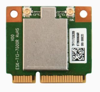 802.11ac/a/b/g/n Wi-Fi Combo Half Mini PCIe Module (WiFi 5), Qualcomm QCA9377-7, 1T1R